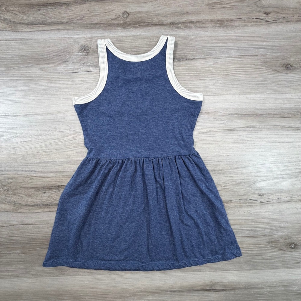 The Rolling Stones Girls Blue 1978 American Tour Graphic Ringer Dress Size 6/6X - Picture 2 of 9